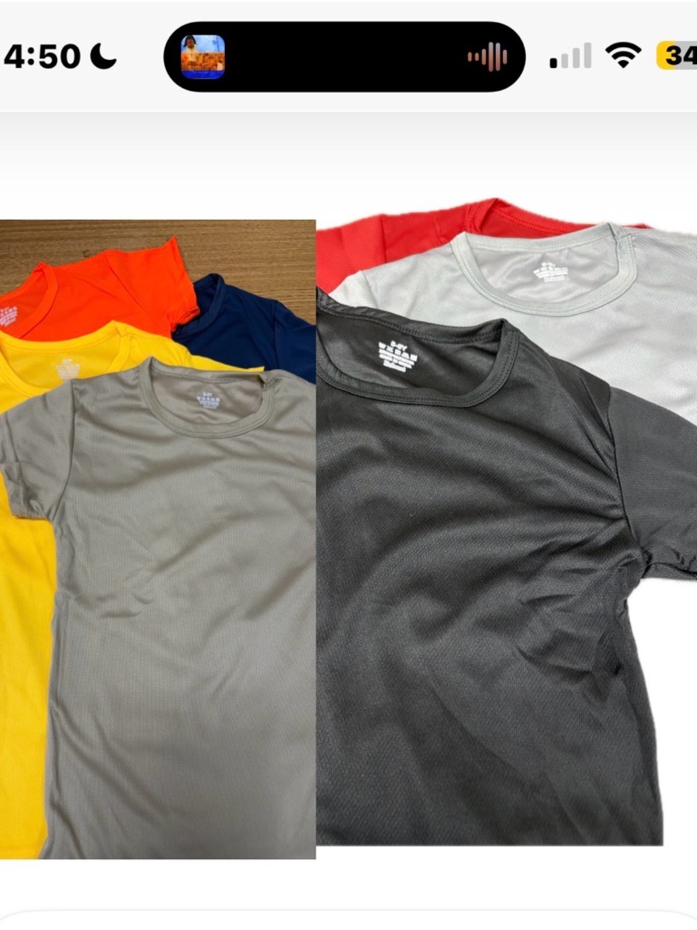 Boys Basic Crew Neck Tees - 4 Multi Color Packs  - Two Choices of Colors